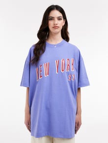 TOPSHOP Regular fit Crewneck T-shirt -Bright Purple - 31000404