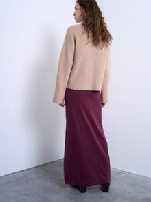 TOPSHOP Langer Rock -Burgundy - 31000447