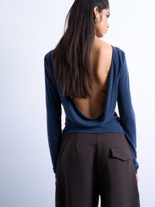TOPSHOP Standard fit Waterval hals Top -Navy Blazer - 31000539