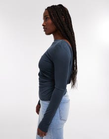 TOPSHOP Standard Fit Cowl neck Top -Purple Heart - 31000539