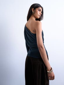 TOPSHOP Tops Standard Fit Asymétrique -Concrete Grey - 31000543