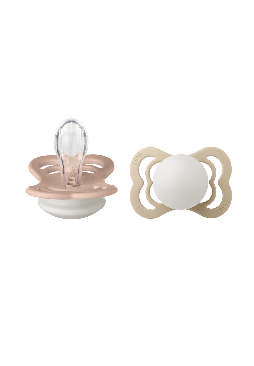 BIBS Supreme 2 PACK Silicone GLOW Medium Rose MAMA.LICIOUS®